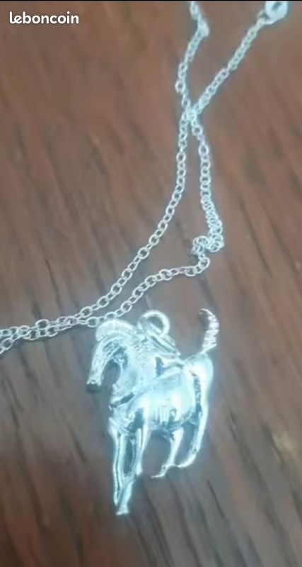 Pendentif cheval en argent - D'Or et d'Argent