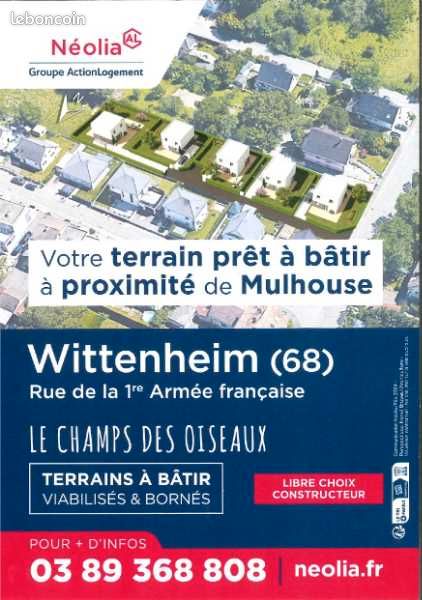 Terrain 310 m² Wittenheim · 91 400 €