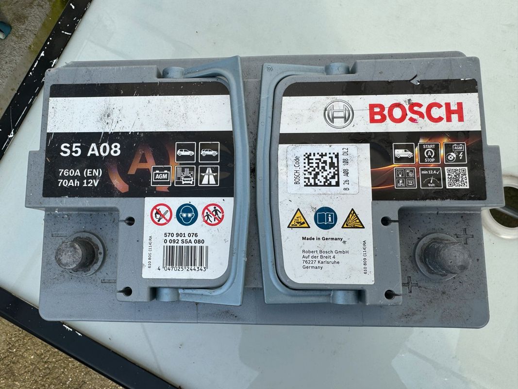 Batterie bosch start & stop 12v 70ah 760A - Équipement auto