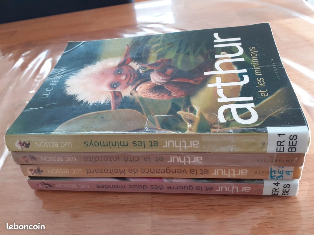 Lot de 4 livres - Intégral de Arthur et les minimoys - Luc Besson (image 4)