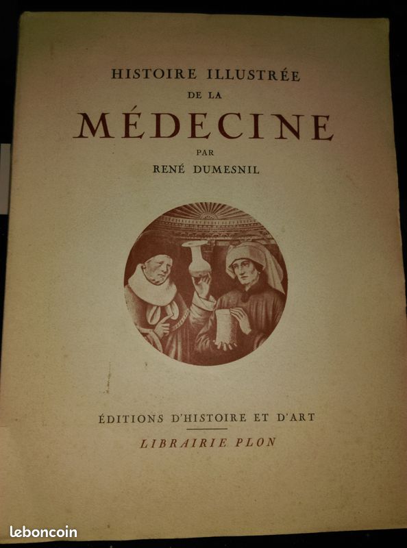 LIVRE ( histoire illustrée de la médecine 1950 ) (image 1)