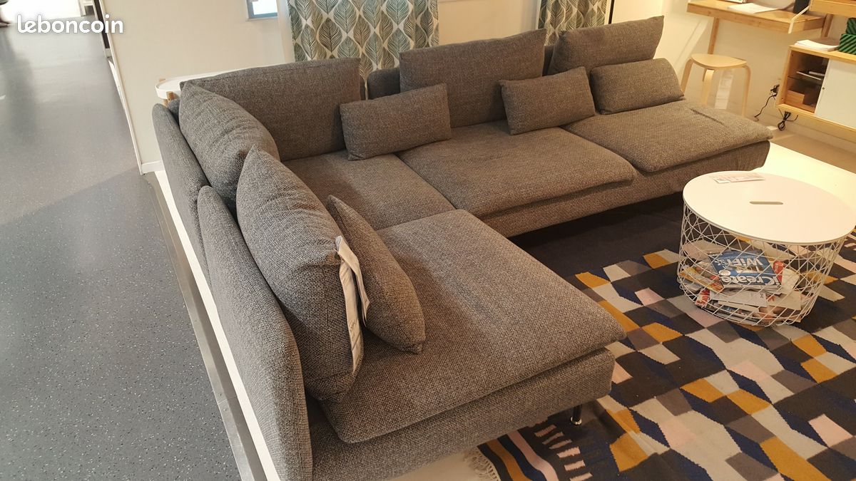 Fauteuil IKEA Söderhamn gris – Excellent état – Housse lavable (image 3)