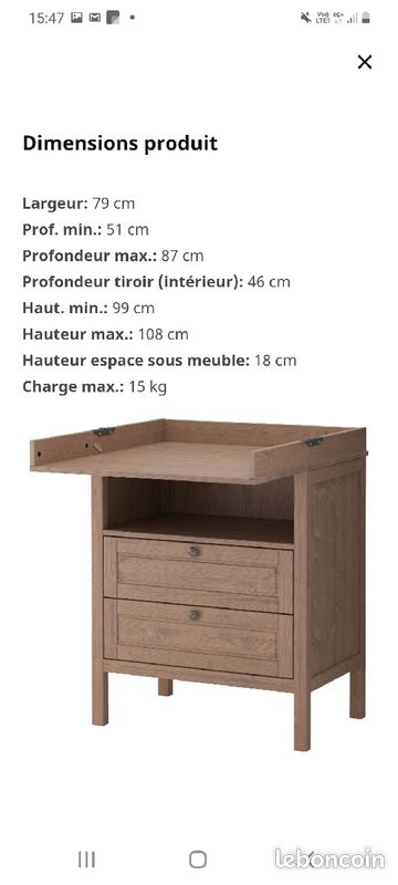 Table a langer ikea (image 2)