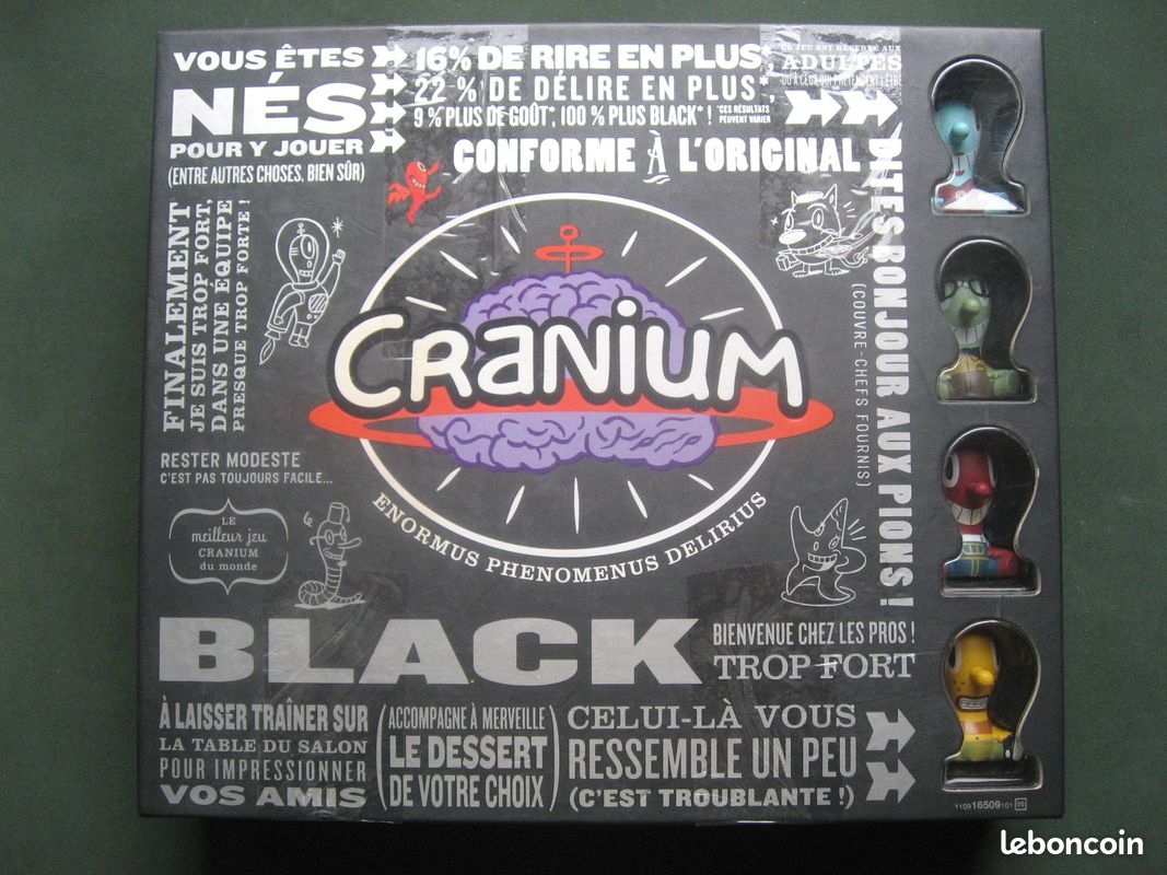 Jeu de societe black cranium complet excellent etat / hasbro 2008 (image 1)