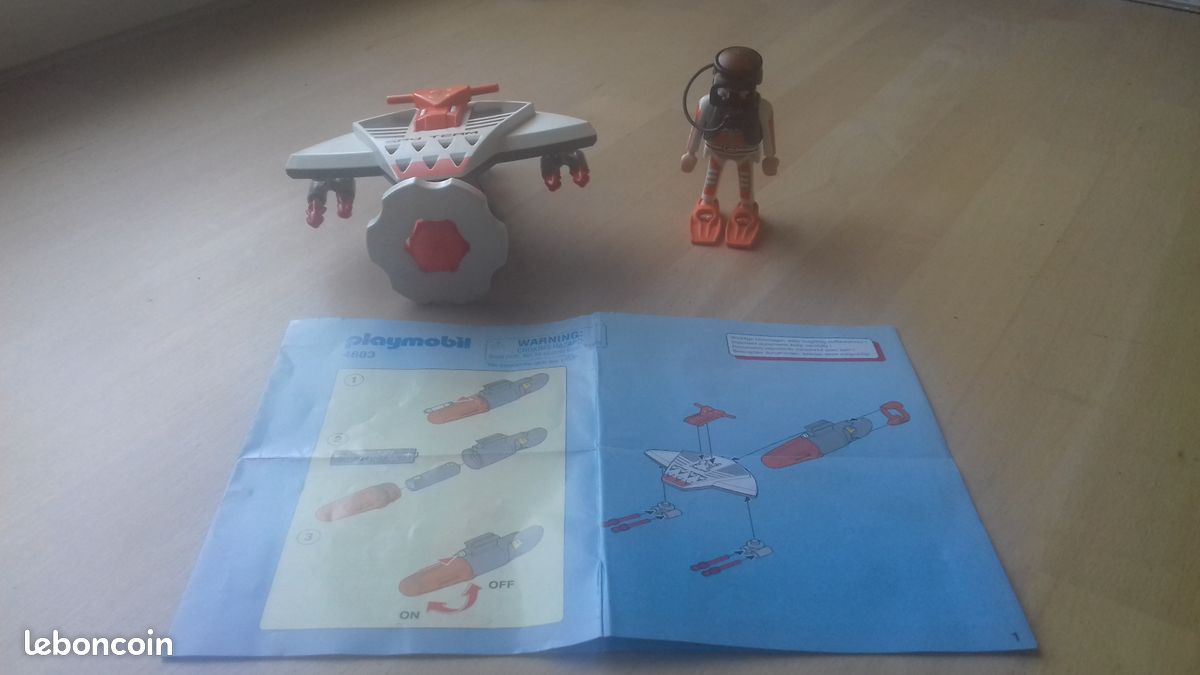Playmobil 4883 - Plongeur avec torpille (image 1)