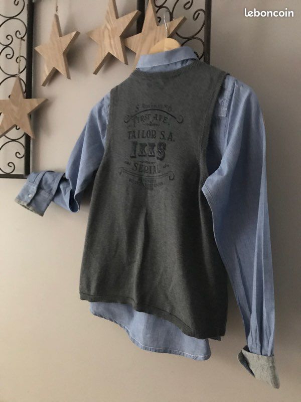 Chemise et gilet IKKS garçon (Junior:S) -evaloire (image 4)