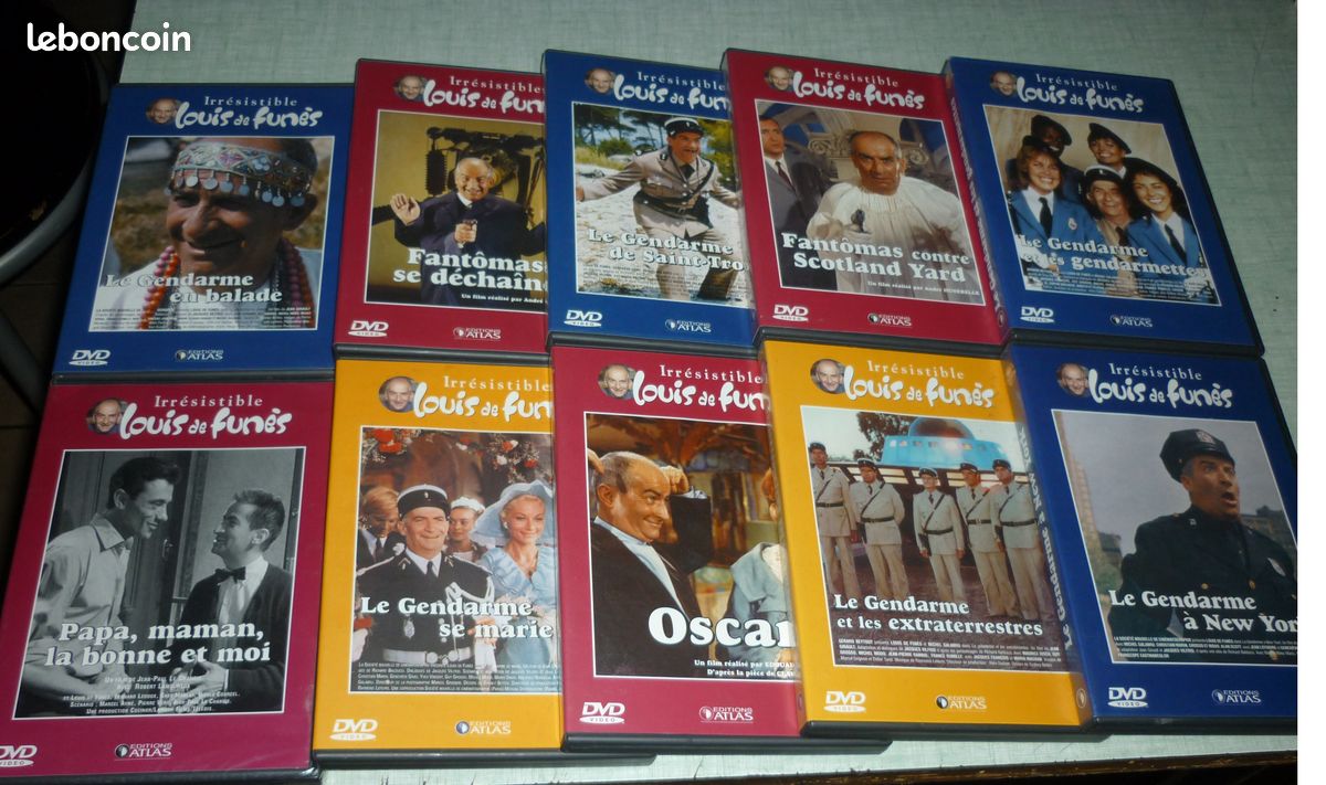 Louis de funes lot de dvd en bon état (image 1)