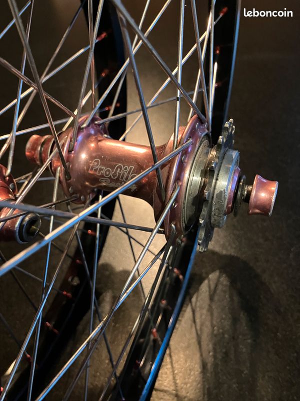 Moyeux Profile Pour Roue Fixe Ou Libre - Custom Rare Couleur BMX/piste - Occasion
