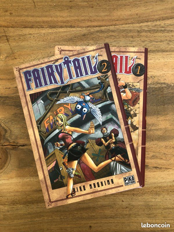 Le tome 1 et 2 du manga fairytail (image 3)