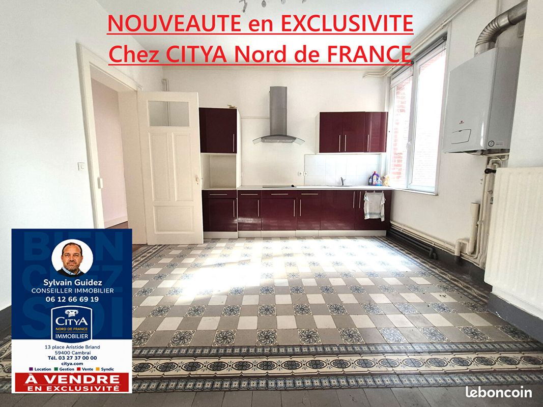 Appartement 3 pièces 68 m² · à Cambrai · 68 m² · 128 900 €