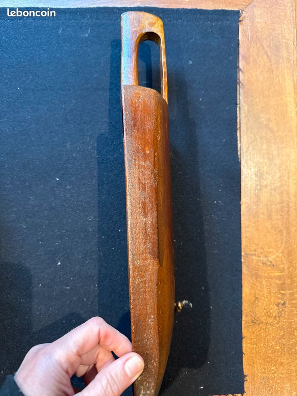 Pelle à farine en bois ancienne (image 4)