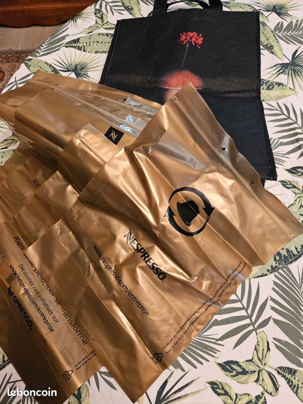 Sac de recyclage pour capsules Nespresso Électroménager