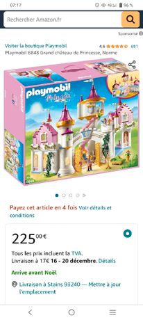 Grand château de princesse 6848 Playmobil - Château fort Playmobil