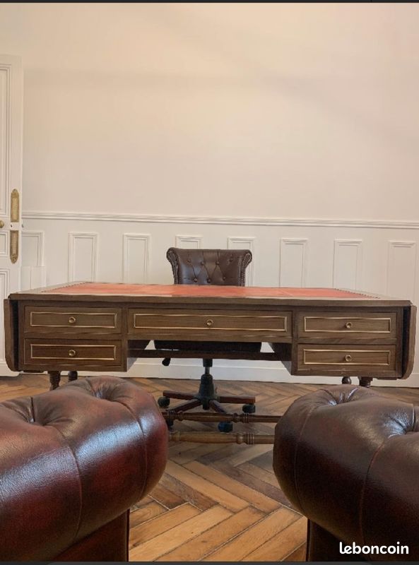 Bureau avocat 150x80 avec rabats (image 2)