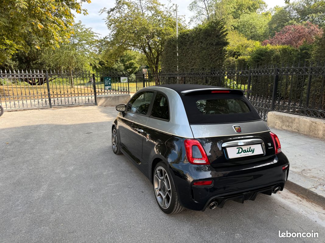 Abarth 500 cabriolet 595 Turismo phase 2 - 165ch - BVA - Beats Audio - Garantie 12 mois (image 3)