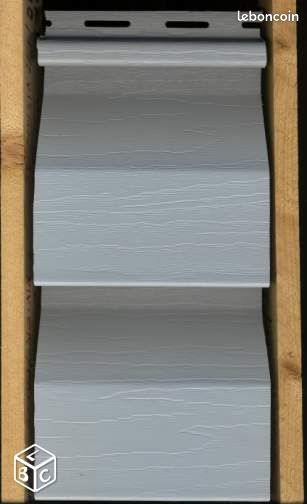 Bardage PVC extérieur gris (image 3)
