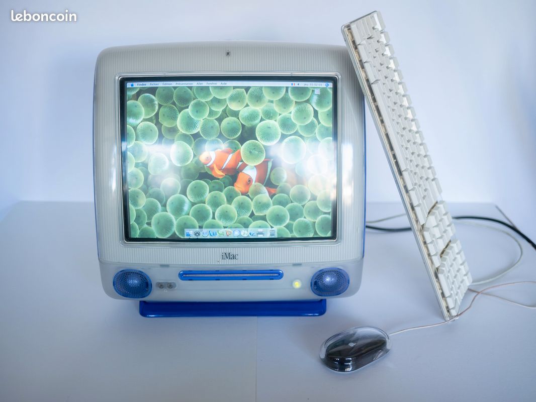 Apple iMac Tangerine Orange PowerPC G3 333Mhz 512MB RAM 120GB HD Vintage Mac