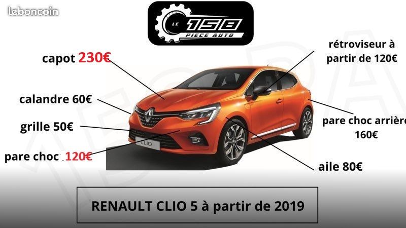 Piece carrosserie renault clio 5 clio5 (image 1)