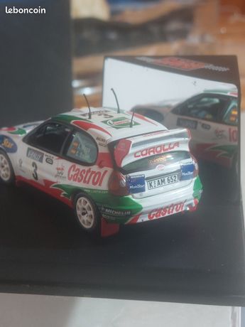 Miniature Vitesse 1:43 - Toyota Corolla WRC - Carlos Sainz - Rallye Safari 1998 (Réf V98107)