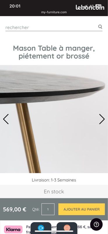 Table à manger (image 3)