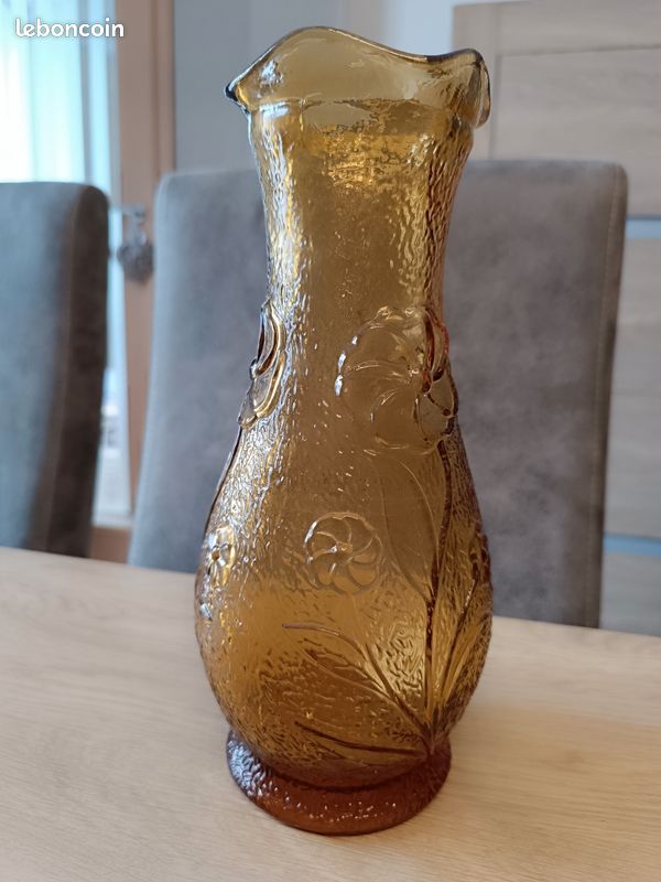 Vase vintage en verre d'Empoli (image 2)