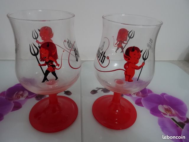 2 verres à bière 25 cl Belzebuth NEUF (image 2)