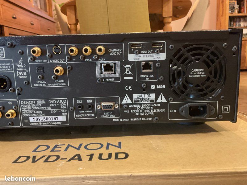 Denon dvd a1ud noir état neuf (image 11)