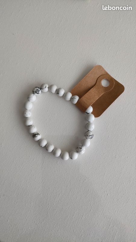 Bracelet énergétique howlite (image 3)