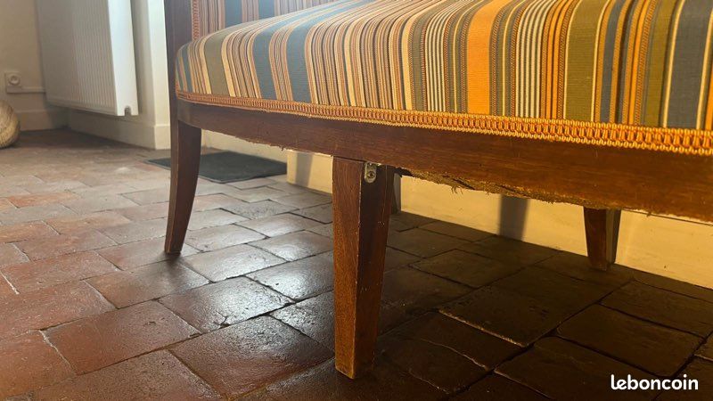 Banquette ancienne Louis Philippe (image 9)