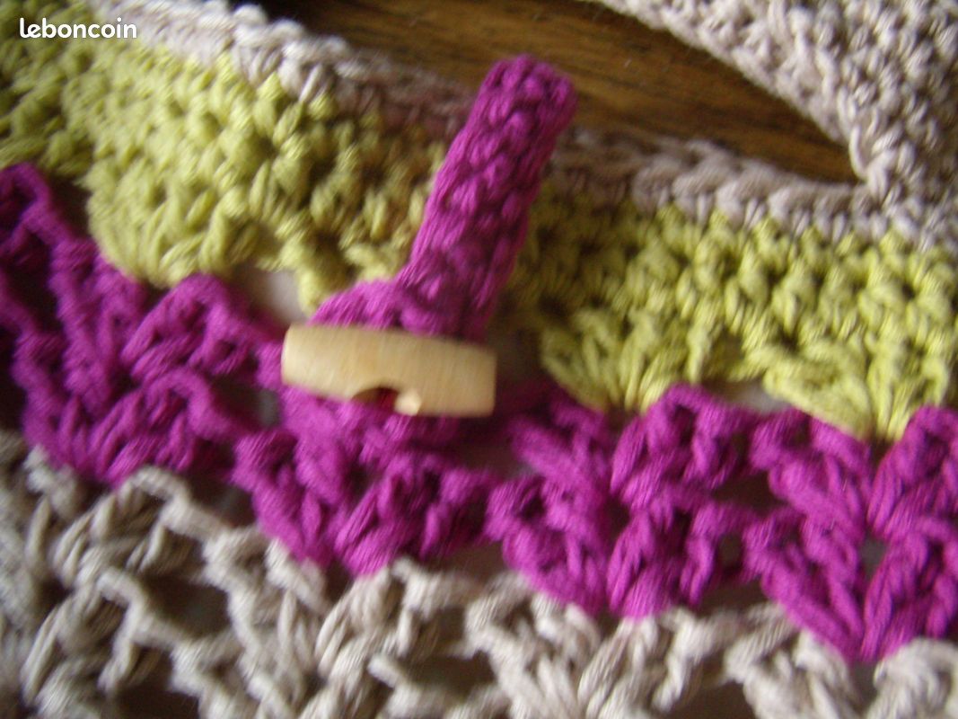 Sac à main chic, Boho, petit sac crocheté main , (image 4)
