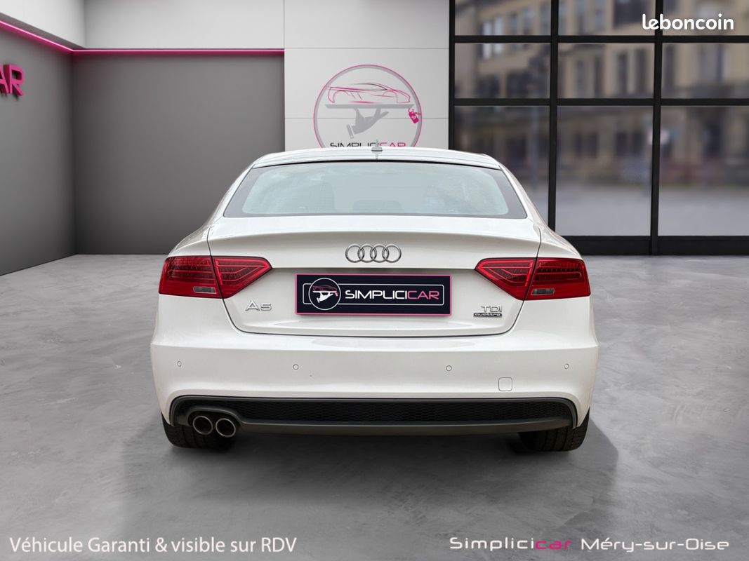 AUDI A5 (2) SPORTBACK 2.0 TDI 190 S LINE QUATTRO S TRONIC 190Ch Garantie 12 mois TRÉS BON ÉTAT SUIVI AUDI (image 7)
