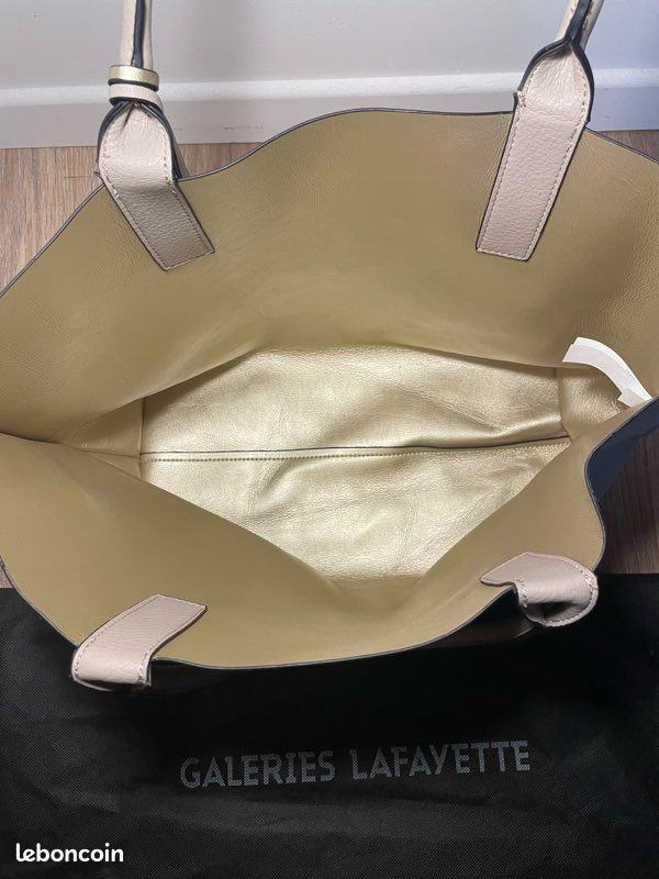 Sac galeries lafayette cabas hill camel Accessoires Bagagerie