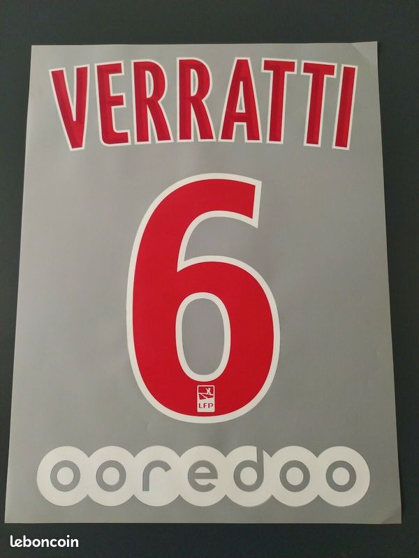 Flocage Officiel - Paris Saint-Germain, Verratti, 2019/2020