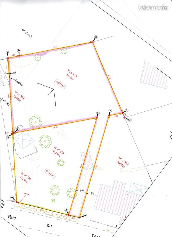 Terrain constructible · à Missillac · 68 000 €