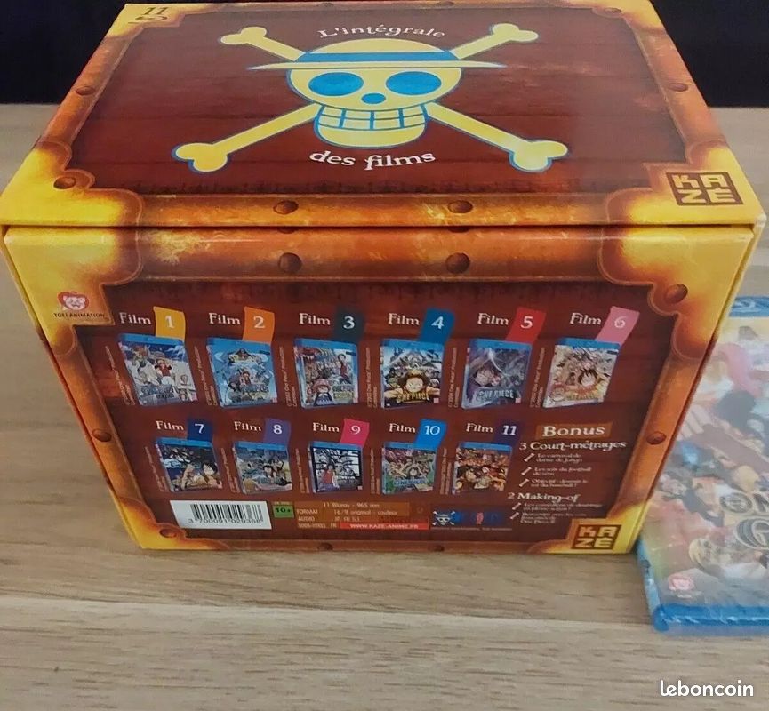 One piece coffret film blu ray 11 films neufs + one piece gold neuf (image 5)