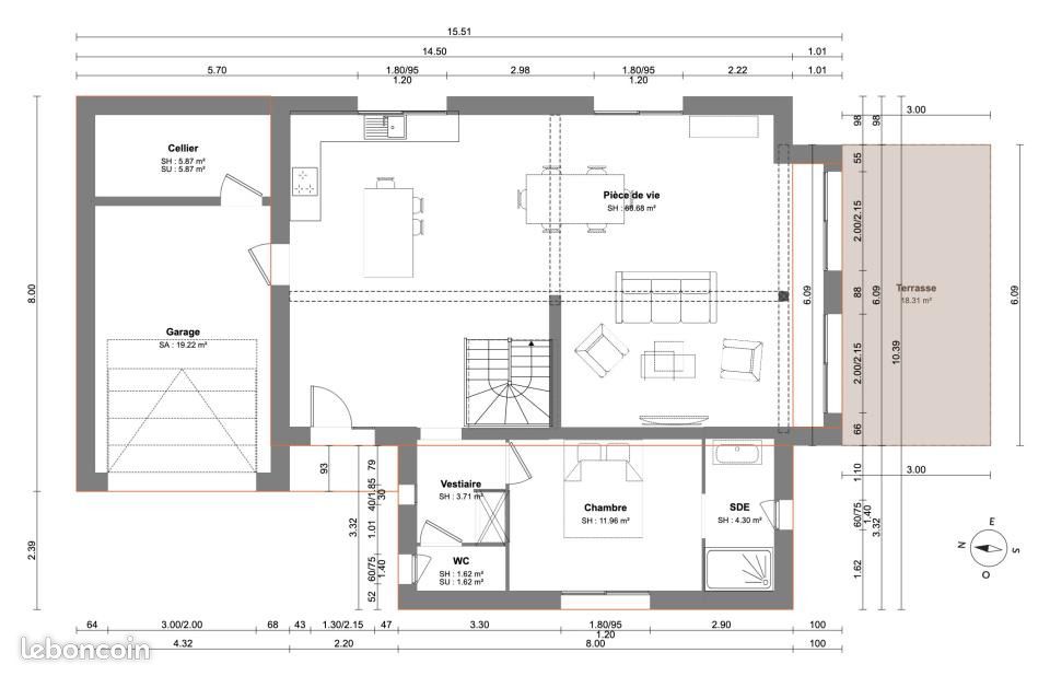 Maison 6 pièces 150 m² · à Angles · 150 m² · 389 000 €