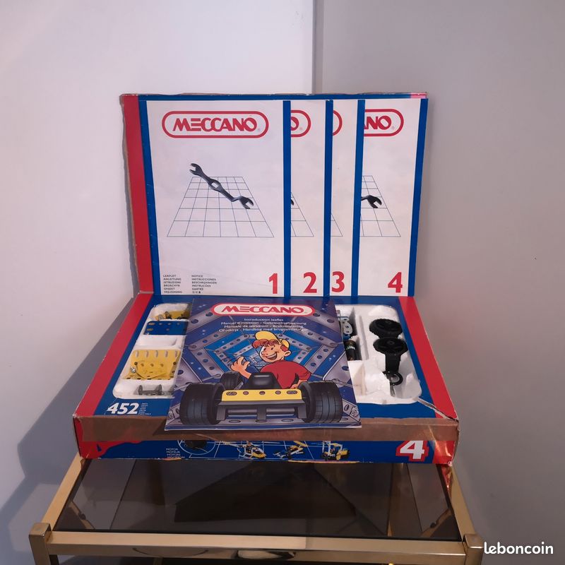 Catalogue manuel d'instructions MECCANO 4 A 1952