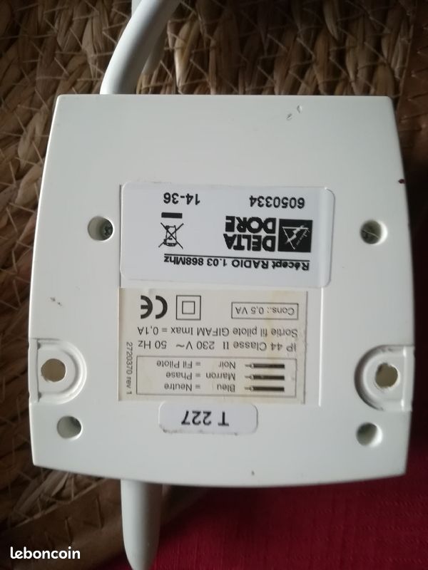 Programmateur et récepteurs chauffage électrique 8.33 bon état (image 3)