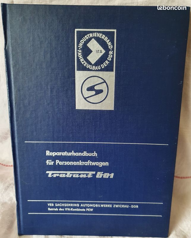 Livre de réparation Trabant 601 (image 1)