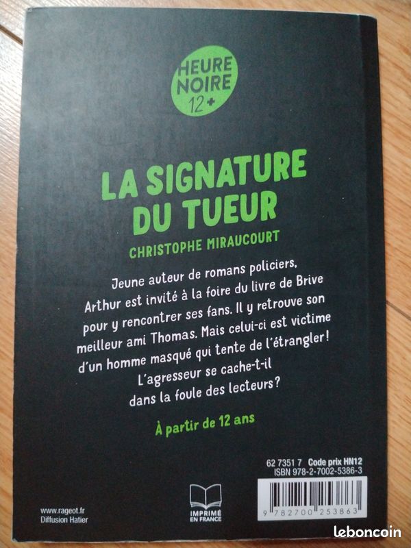 Livre La signature du tueur (image 2)