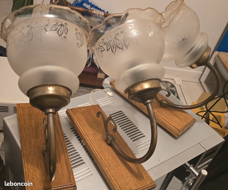 Lot de 3 lampes murales (image 1)