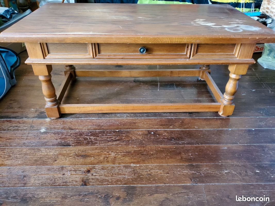 Table basse bois salon (image 2)