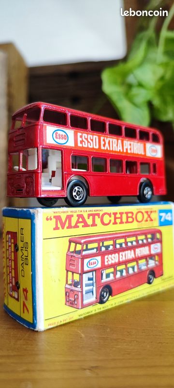 Ancienne miniature Matchbox Lesney Daimler superfast bus londonien (image 3)