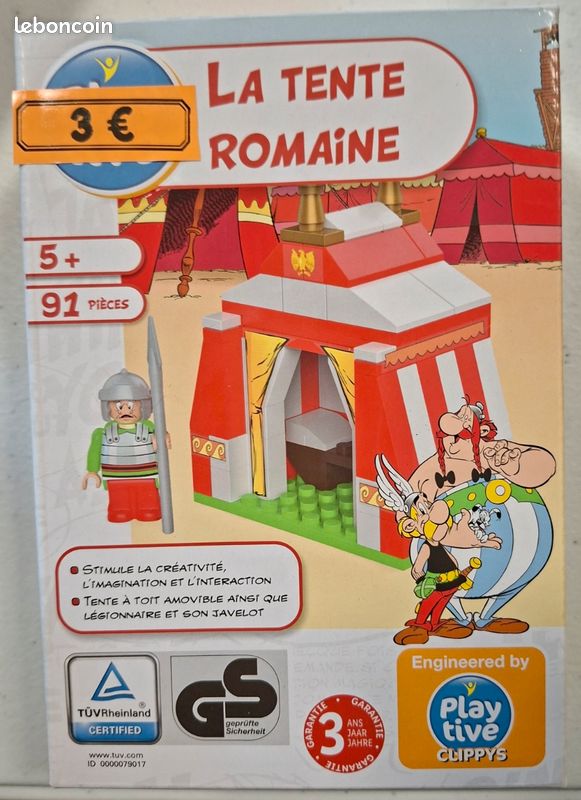 Jeu de construction Tente Romaine Astérix Play tive (image 1)