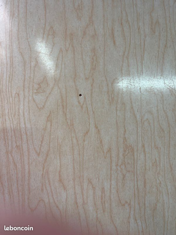Table en bois bureau année 60 Formica (image 7)