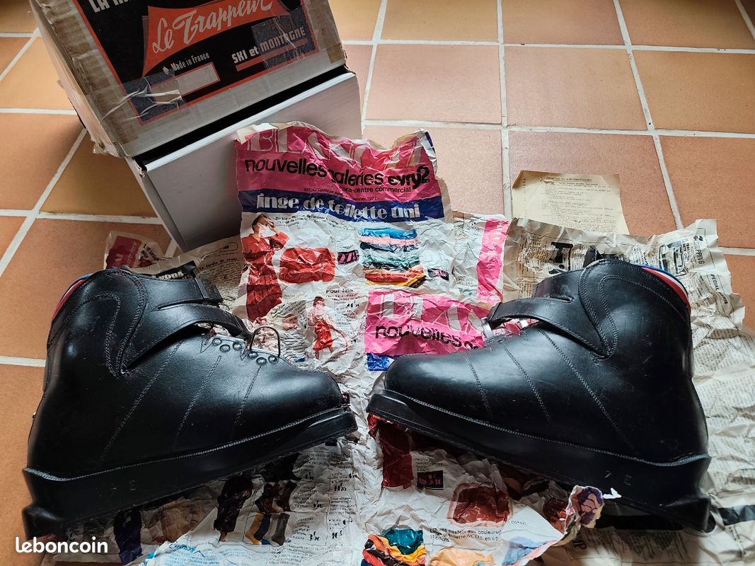 LE TRAPPEUR Chaussures de ski JO 68 France Pointure FR 38 / US 5 Cevennes