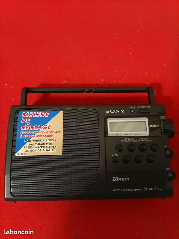 SONY ICF 760L Poste Radio Fonctionne Etat Occasion EUR 19,99 - FR