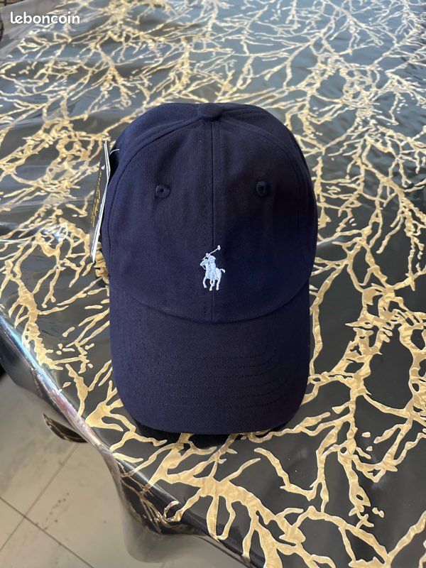 Casquette Ralph Lauren bleu marine neuve avec étiquette - Taille unique (image 2)