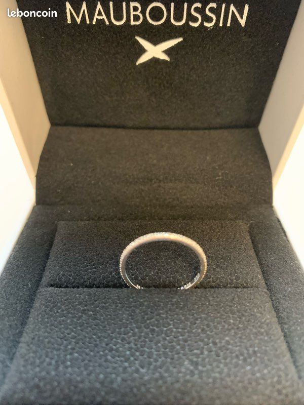 Bague alliance taille 50 Mauboussin « Parce que je t'aime