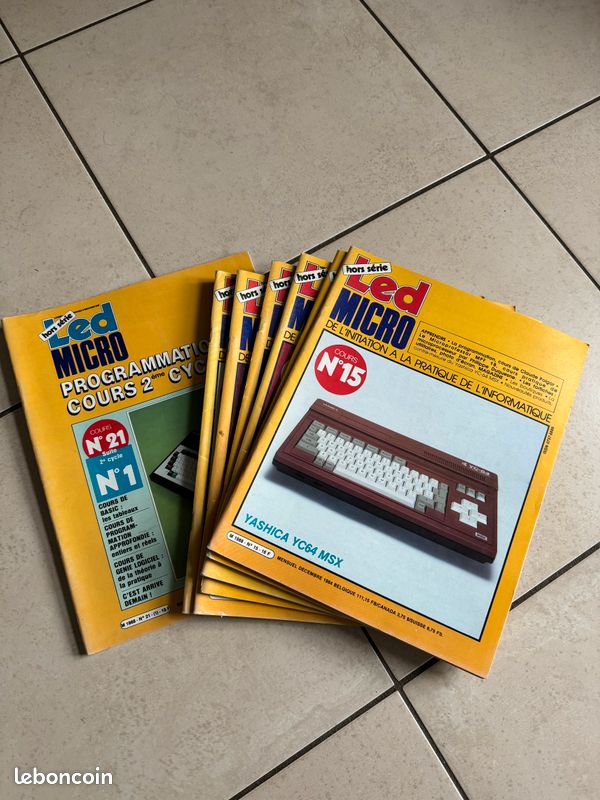 Vintage Magazines 1985 Led Micro n°15 a 21 1984 1985 (image 2)